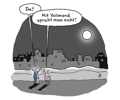 Cartoon: Vollmond (medium) by Lo Graf von Blickensdorf tagged mond,vollmond,voller,mund,etikette,benehmen,ehepaar,paar,mondzyklus,halbmond,nacht,stadt,draußen,wortspiel,mond,vollmond,voller,mund,etikette,benehmen,ehepaar,paar,mondzyklus,halbmond,nacht,stadt,draußen,wortspiel