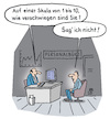 Cartoon: Bewerbung (small) by Lo Graf von Blickensdorf tagged fragebogen,personalbüro,bewerbung,arbeitssuche,büro,chef,verschwiegen,geheimnis,topsecret,geheim,karikatur,cartoon,lo,jobsuche,job,arbeit