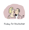 Cartoon: Friday for (small) by Lo Graf von Blickensdorf tagged freitag,gedenktag,knutscher,friday,for,future,paar,mann,frau,liebe,kuss,hochzeit,küssen,karikatur,lo,cartoon,wortspiel