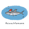 Cartoon: Hainachtsmann (small) by Lo Graf von Blickensdorf tagged weihnachtsmann,nikolaus,konsum,kapitalismus,hai,jaws,advent,konsumterror,weihnachten,adventszeit,fisch,geschenke