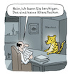 Cartoon: Vorsorge (small) by Lo Graf von Blickensdorf tagged altersflecken,dermatologe,hautarzt,vorsorgeuntersuchung,leopard,karikatur,lo,graf,cartoon,arzt,diagnose,vorsorge,flecken