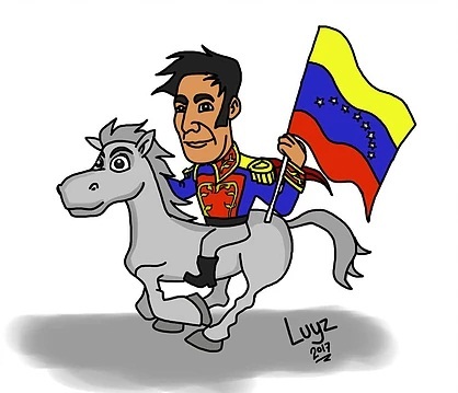 Cartoon: Simon Bolivar (medium) by luyzk tagged venezuela