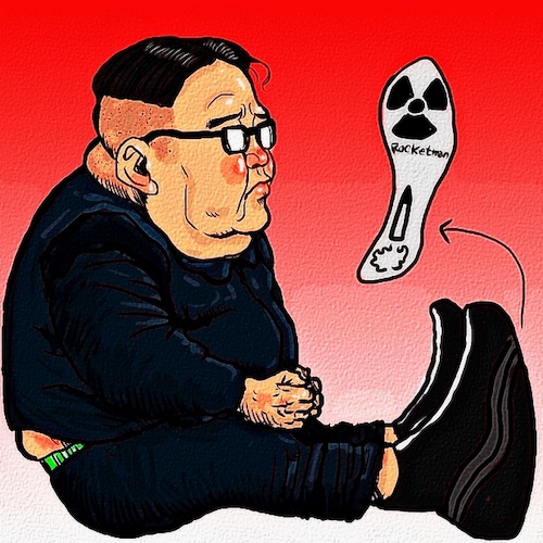 Cartoon: NIKE (medium) by takeshioekaki tagged nike
