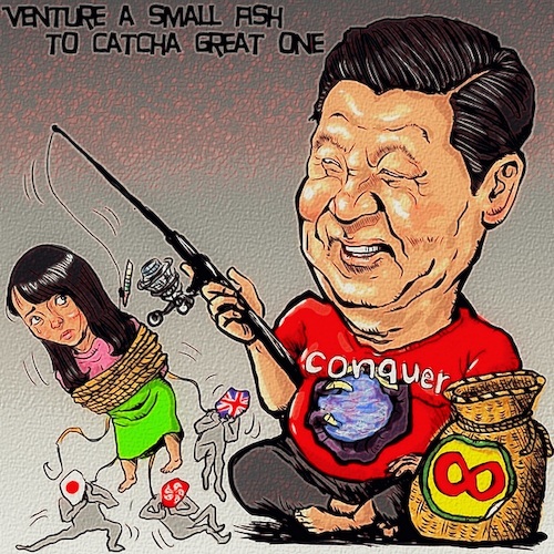Cartoon: XiJinping (medium) by takeshioekaki tagged xijinping