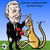 Cartoon: Asian Cup Football (small) by takeshioekaki tagged football asian zaccheroni