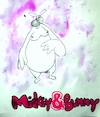 Cartoon: Mickey and Bunny (small) by Mickey Wood tagged bunny