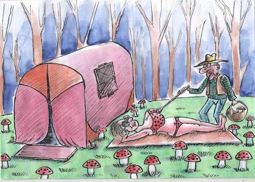 Cartoon: Silent Hunt (medium) by vadim siminoga tagged nature,ecology,man