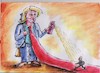 Cartoon: Inauguration (small) by vadim siminoga tagged trump,biden,inauguration,elections,power,takeover