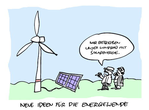 Cartoon: Wendig (medium) by Bregenwurst tagged windrad,solarenergie,energiewende,klinaschutz