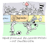 Cartoon: Coronafans (small) by Bregenwurst tagged coronavirus,pandemie,fußball,geisterspiele,androide,fans