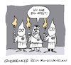 Cartoon: Kuckuck (small) by Bregenwurst tagged coronavirus,pandemie,querdenker,ku,klux,klan,maske