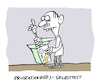 Cartoon: Test (small) by Bregenwurst tagged coronavirus,selbsttest,prostata,krebs,rektal