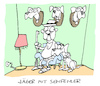 Cartoon: Waidmann (small) by Bregenwurst tagged jäger,sehfehler,jagd,hund,trophäe