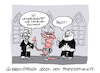 Cartoon: Weihe (small) by Bregenwurst tagged priester,kirche,zölibat,mangel,katholisch,weihe,teufel
