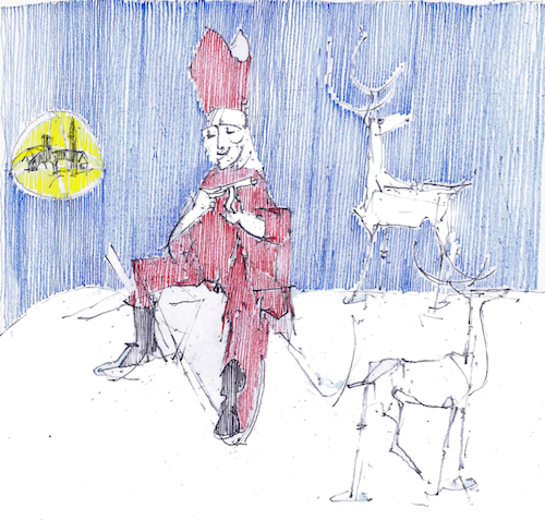 Cartoon: when the day is done (medium) by herranderl tagged santa,claus