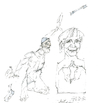 Cartoon: pygmalion (small) by herranderl tagged frau,doktor,merkel,cdu