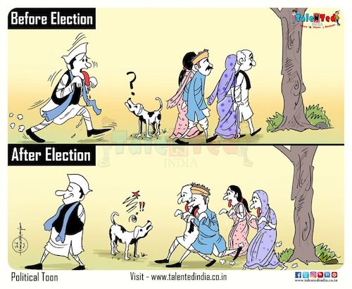 Cartoon: Shake the tale first then hands (medium) by Talented India tagged cartoon,talented,politics,assembly,election