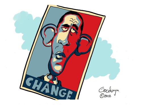 Cartoon: Hope for Change (medium) by Goodwyn tagged president,obama,election,hope,change