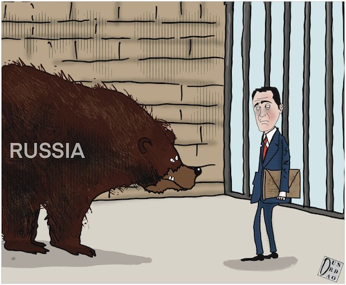 Cartoon: La diplomazia italiana per evita (medium) by Christi tagged diamio,russia,italia,guerra,diplomazia