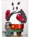 Cartoon: La Cina si prende la Fao. Battut (small) by Christi tagged cina,fao,usa,enione,europea