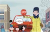 Cartoon: Stop (small) by Christi tagged biden,usa,cina,taiwan,liberrta