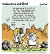 Cartoon: adam eve and god 30 (small) by mortimer tagged mortimer mortimeriadas cartoon comic gag adam eve god bible paradise eden biblical christian original sin sex nude toons hairy belly blonde
