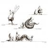 Cartoon: sketching monks (small) by mortimer tagged mortimer,mortimeriadas,cartoon