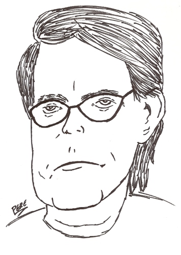 Cartoon: Stephen King (medium) by perevilaro tagged stephen,king,writer