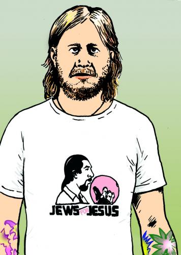 Cartoon: light jew (medium) by fab tagged new,york,man,jew