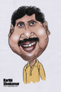 Cartoon: Karthi (small) by sugumarje tagged karthi,tamil,cinema,sugumarje