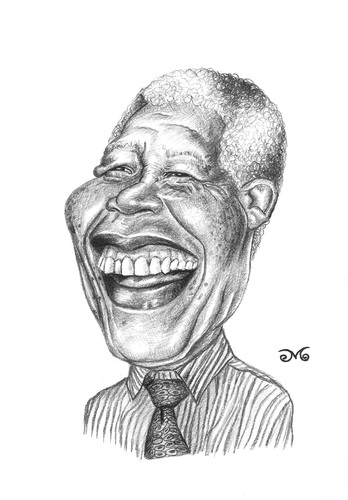 Cartoon: Nelson Mandela (medium) by menekse cam tagged south,african,antiapartheid,revolutionary,politician,philanthropist,president,africa,democratic,socialist