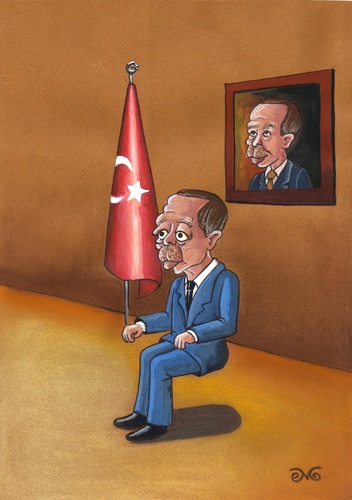 Cartoon: Teyyip (medium) by menekse cam tagged teyyip,tayyip,recep,erdogan,political,corruption,turkey,criminal,investigation,teyyip,tayyip,recep,erdogan,political,corruption,turkey,criminal,investigation