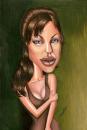 Cartoon: Angelina (small) by menekse cam tagged angelina jolie actress american woman portrait
