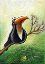 Cartoon: Crow (small) by menekse cam tagged crow fox cheese story happy end eating tree