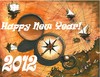 Cartoon: Happy New Year! (small) by menekse cam tagged wish,peace,health,happiness,success,luck,new,year