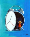 Cartoon: Time (small) by menekse cam tagged time,beyond,dark,unknown,clock