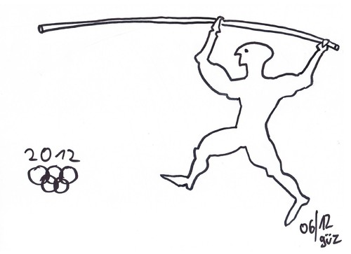 Cartoon: Olympische Spiele 2012 London (medium) by skätch-up tagged sports,games,olympic,london,2012,spiele,olympische,stabhochsprung