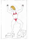 Cartoon: Lena Nikolaus (small) by skätch-up tagged lena,nikolaus,frau,body,building,sports,dicipline,strenght,beauty,fbb
