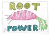 Cartoon: ROOT POWER (small) by skätch-up tagged roots,vegetarian,vegan,food,carrots,reddish,potatos,health