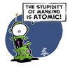 Cartoon: Mankind stupidity (small) by ettorebaldo tagged ettore,baldo,nuclear,japan,atomic