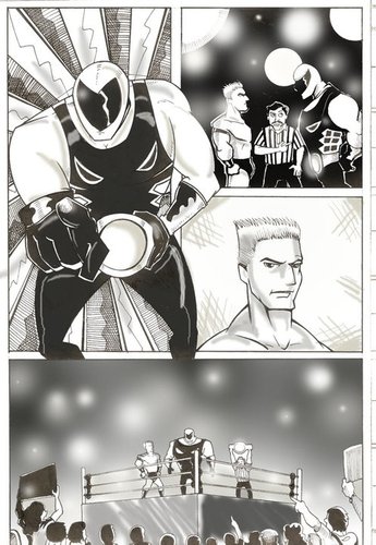 Cartoon: Wrestler1 (medium) by bennaccartoons tagged wrestler,sports
