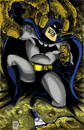 Cartoon: Batman practice (small) by bennaccartoons tagged batman,heroes,bruce,timm,bennac,nacion,ruben