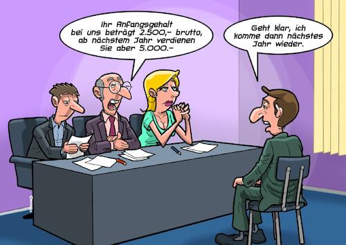 Cartoon: Gehalt (medium) by Chris Berger tagged honorar,bewerbung,gehalt,gehaltsvorstellung,chef,mitarbeiter,angestellter,arbeiter,honorar,bewerbung,gehalt,gehaltsvorstellung,chef,mitarbeiter,angestellter,arbeiter