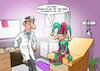 Cartoon: Beim Ohrenarzt (small) by Joshua Aaron tagged jester,hofnarr,doktor,visite,untersuchung,narrenkappe,glocken,glöckchen,klingeln,tinnitus