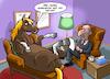 Cartoon: Beim Psychologen (small) by Joshua Aaron tagged pferd,psychaiter,psychologe,mobbing,herumreiten,reiter