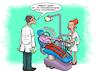 Cartoon: Beim Zahnarzt (small) by Joshua Aaron tagged zahnarzt,dentist