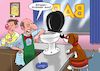 Cartoon: Eau de Toilette (small) by Joshua Aaron tagged hund,klo,wasser,bar,barkeeper