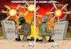 Cartoon: Friedenspolitik (small) by Joshua Aaron tagged israel,hamas,palästina,gaza,krieg,terror