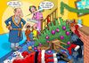 Cartoon: Ho Ho Hoppla (small) by Joshua Aaron tagged santaw,klaus,weihnachtsmann,weihnachten,xmas,christmas