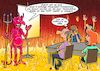 Cartoon: Hölle (small) by Joshua Aaron tagged hölle,teambuilding,powerpoint,team,mitarbeiterschulung,teufel,satan,luzifer